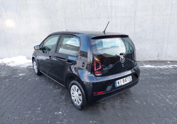 Volkswagen up! cena 34900 przebieg: 159032, rok produkcji 2019 z Wieliczka małe 172
